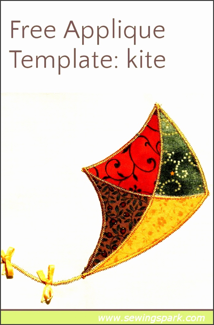 free appliquÃ template kite