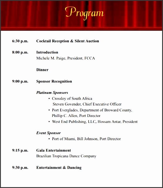 sample event program template 17 free documents in pdf templates