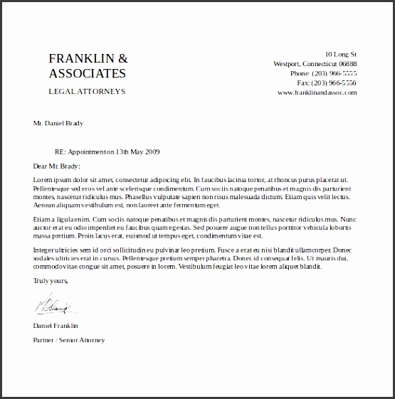 attorney free letterhead template