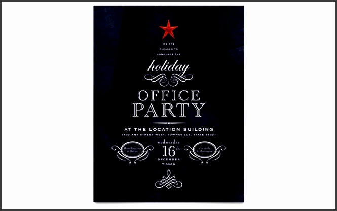 flyer 69 office holiday party note card template design