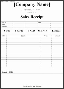 6 sales receipt templates