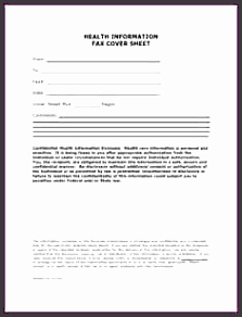 confidential fax cover sheet medical fax cover sheet