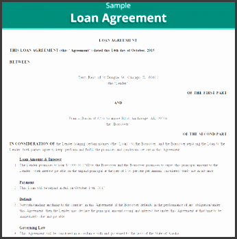 20 loan agreement templates