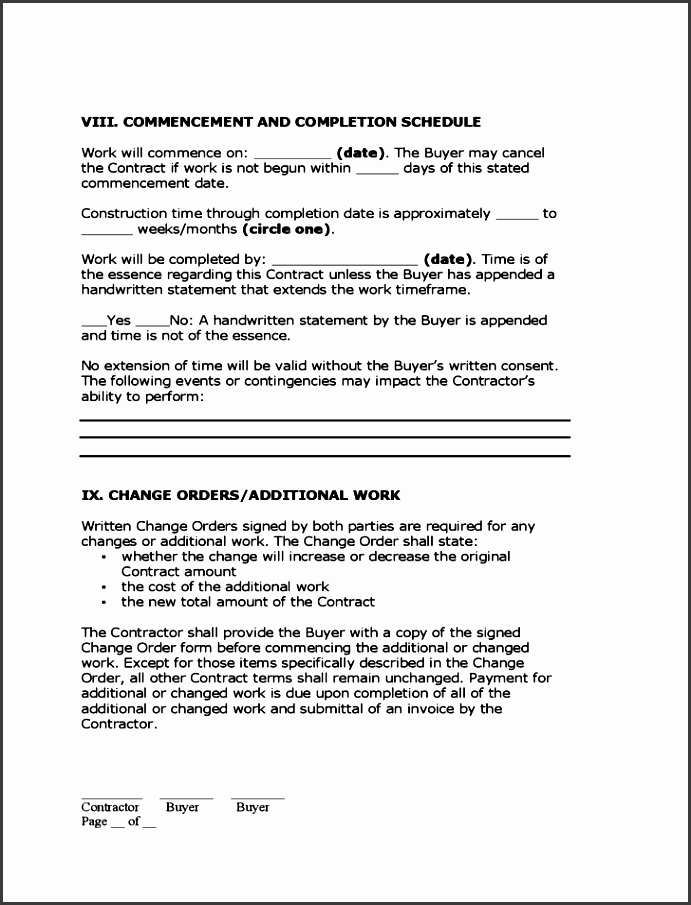 contracts remodeling contract template