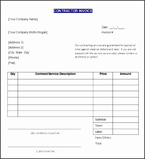 contractors invoices free templates 0egne lovely free invoice template invoice templates
