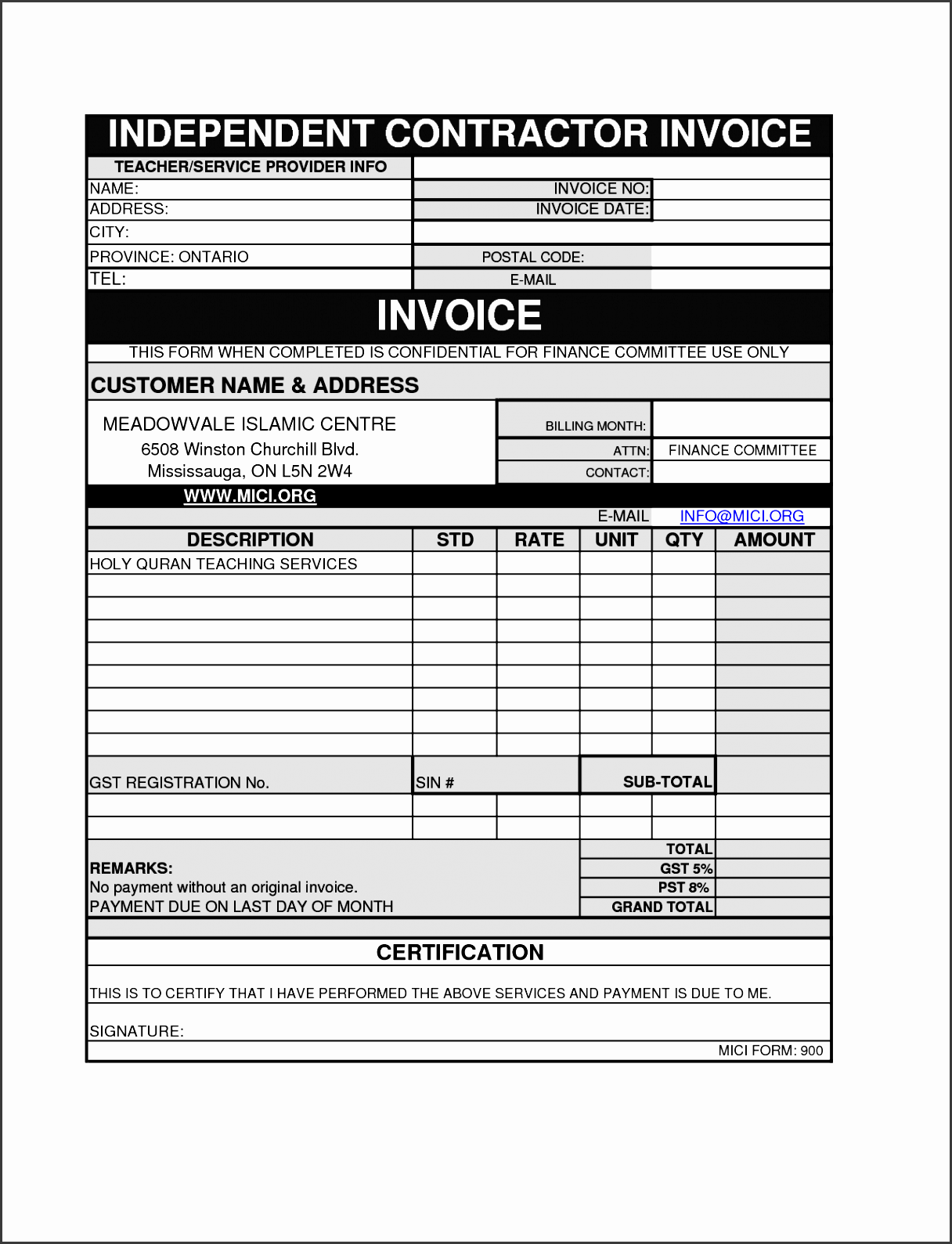 consultant invoice template free and contractor invoice template rabitah
