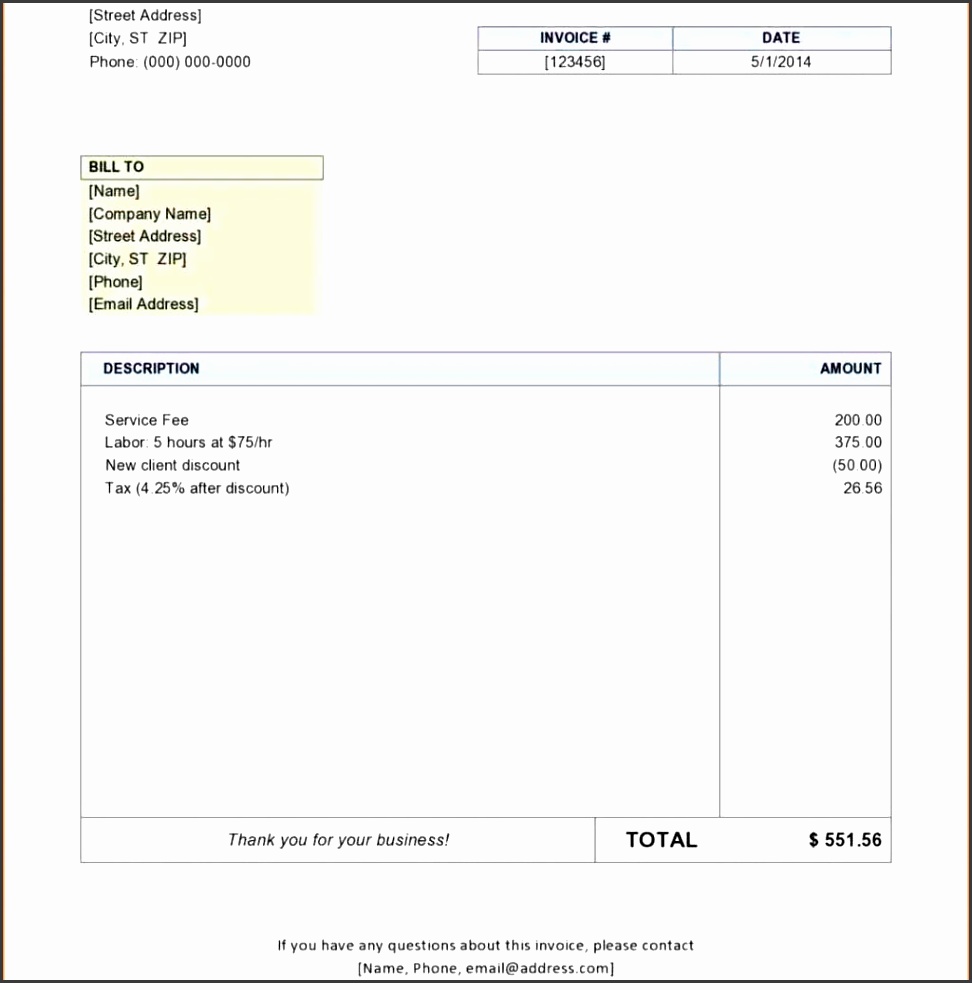 invoice template sales pr ptasso inside free contractor invoice template word
