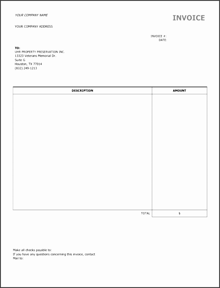 invoice template canada and best photos of free contractor invoice template contractor