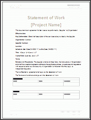 statement of work template word 22
