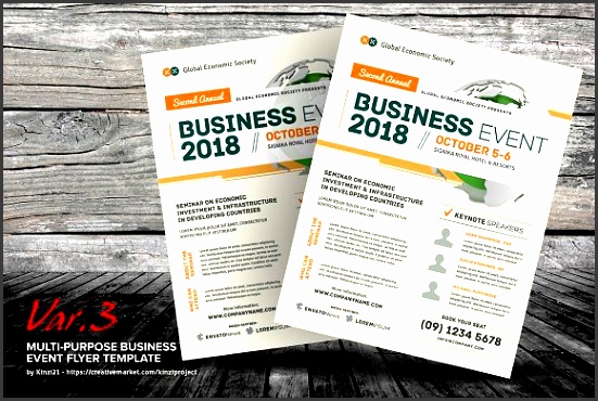 multi purpose business event flyers flyer templates creative market