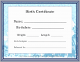 6 Creative Birth Certificate Template