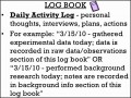 10 Daily Activity Log Example