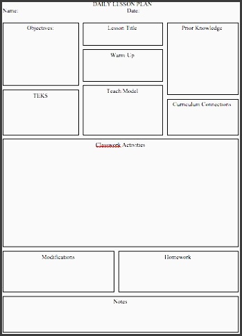 lesson plan template pre k pages