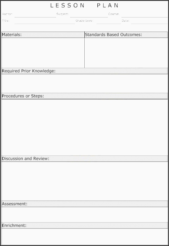 lesson plan example