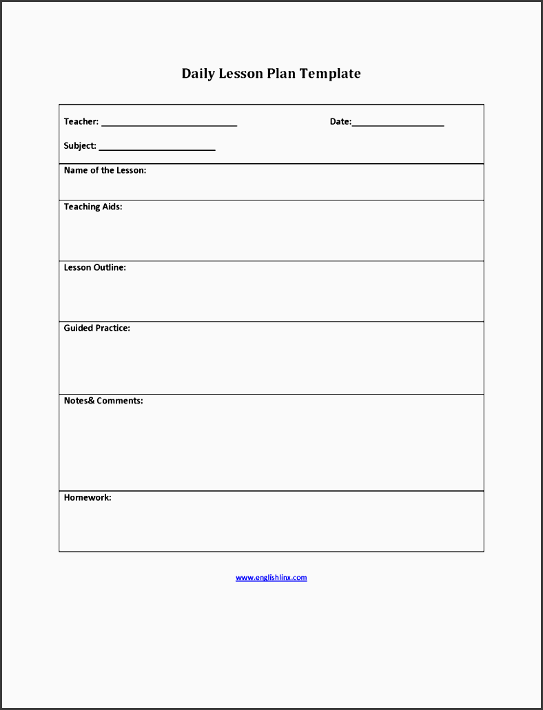 englishlinx lesson plan template teachers plans examples