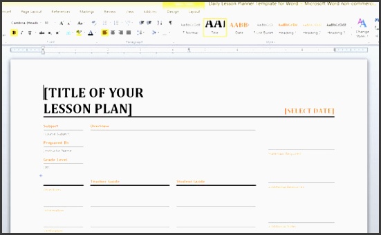 lesson plan template word free printables elsevier social sciences