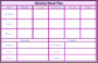 5+ Daily Meal Planner Template