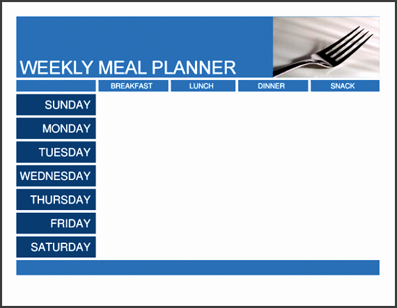 weekly meal planner