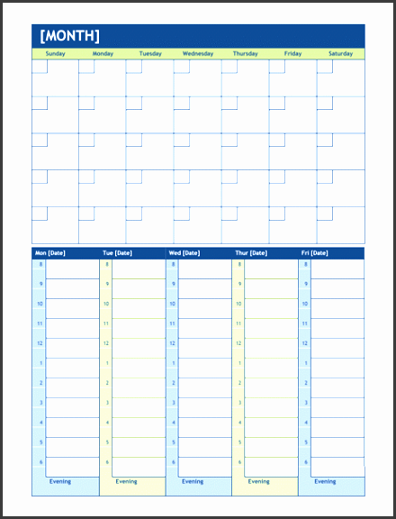 weekly planning calendar template monthly and weekly planning calendar office templates ideas