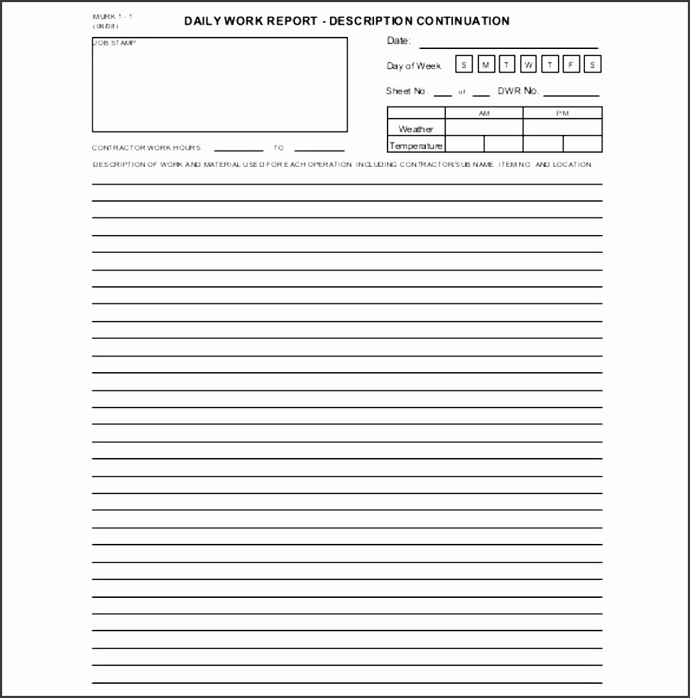 10 daily report templates free sample example format with daily report template