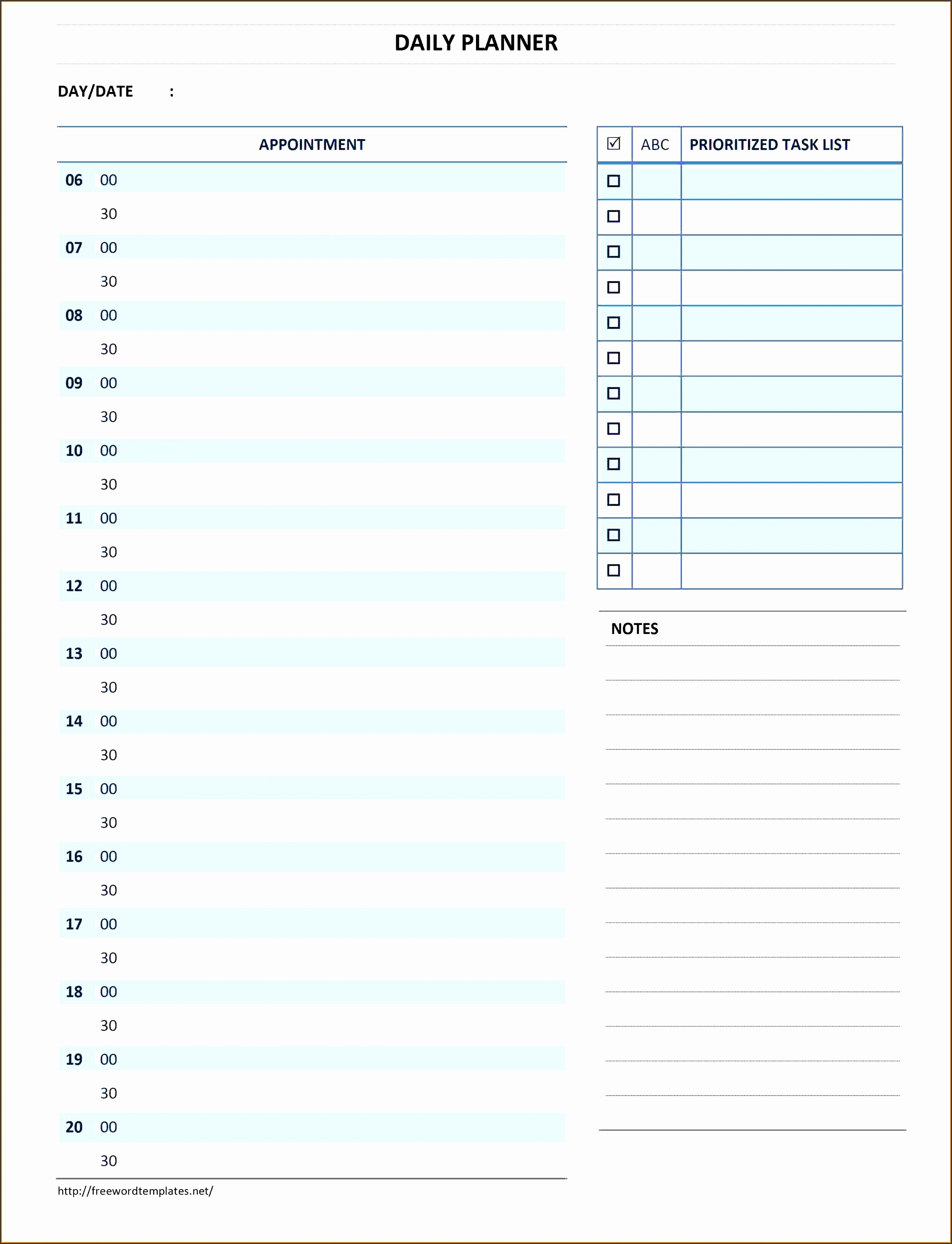 daily schedule template free formats excel word a free daily meal planner template to make your document professional and perfect
