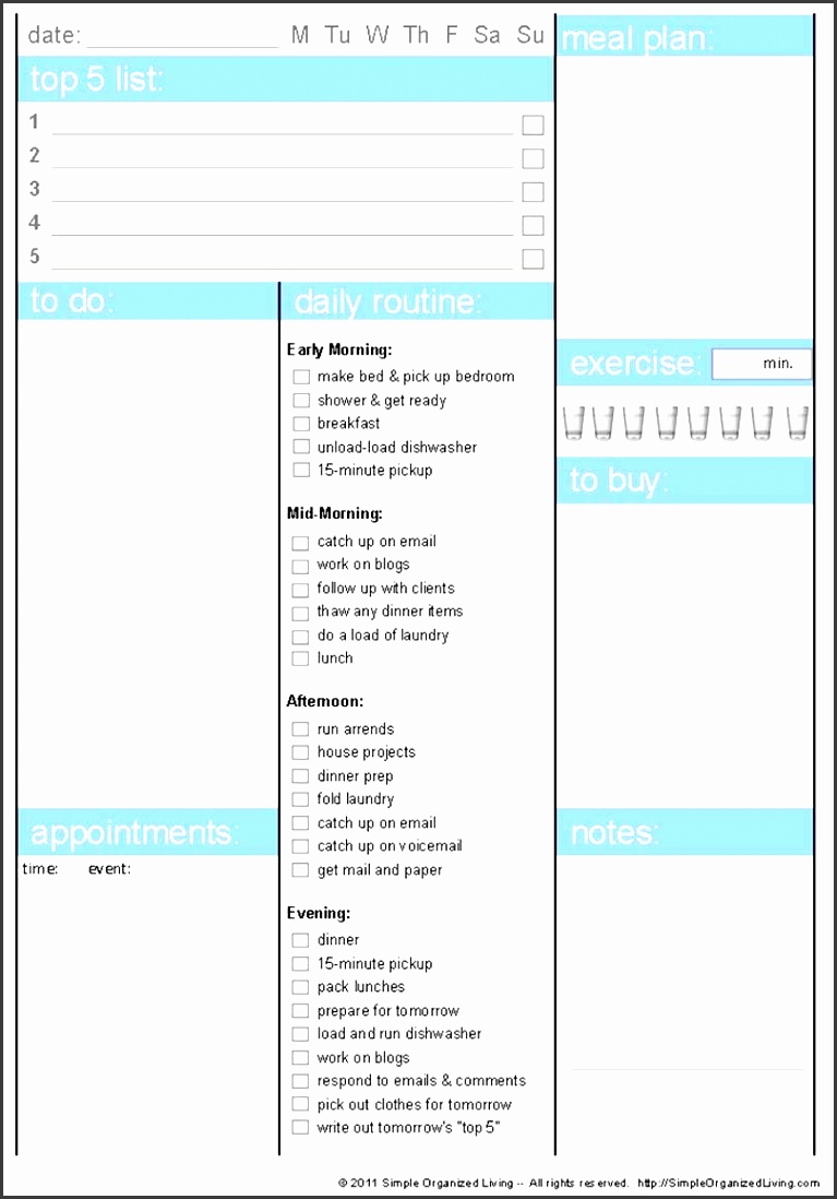 5 ways to more organized with free printables routine printableprintable planner pagesdaily