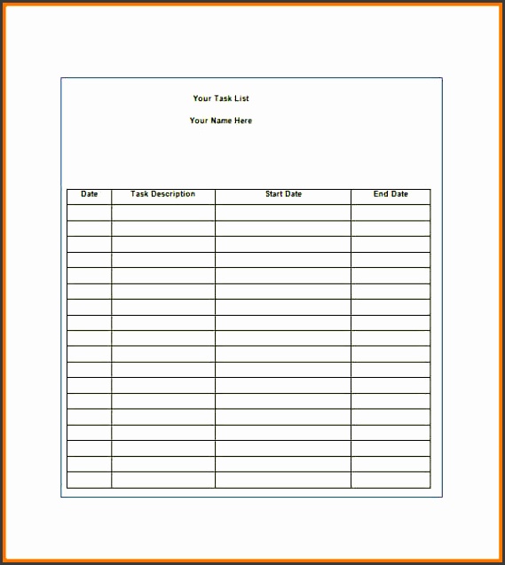 daily to do template selimtd 8 task sheet example postal carrier