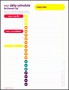 6 Daily Work Schedule Template Printable