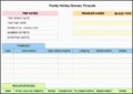 4+ Design Free Vacation Itinerary Planner In Excel