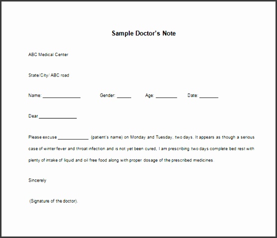 doctors note template 6 free word excel pdf format sjdak doctor note for college student free word