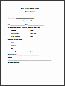 doctors note for school template create edit fill and print