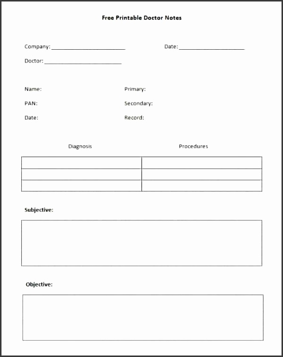 free printable doctors note sample