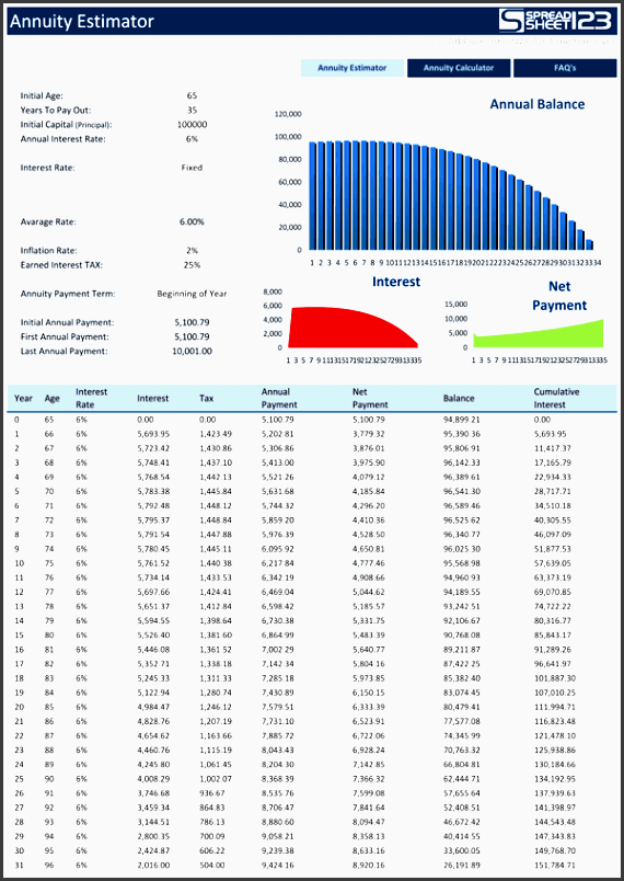 annuity calculator