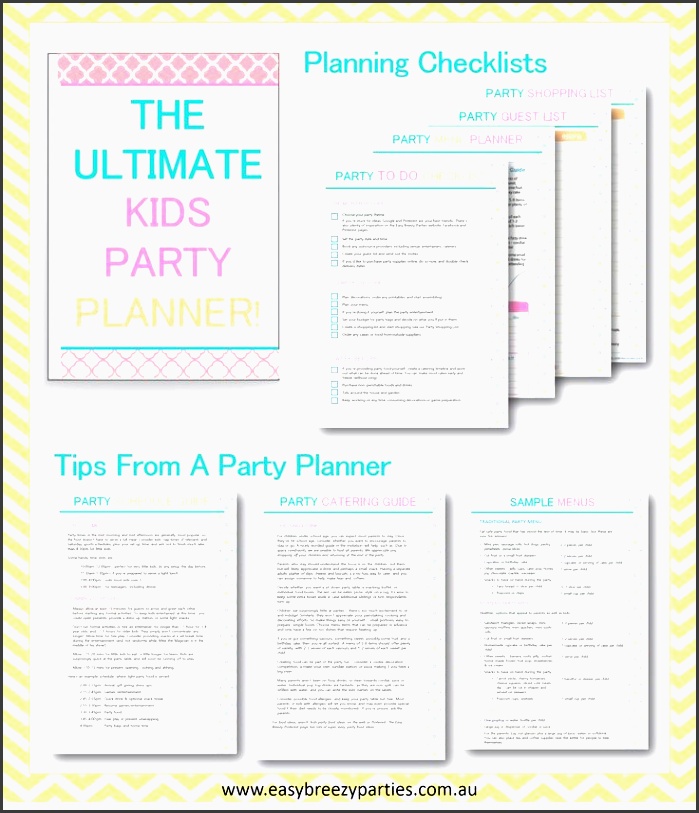 your free ultimate kids party planner includes to do and shopping checklists guest list sample menus and plenty of tips from a party pl