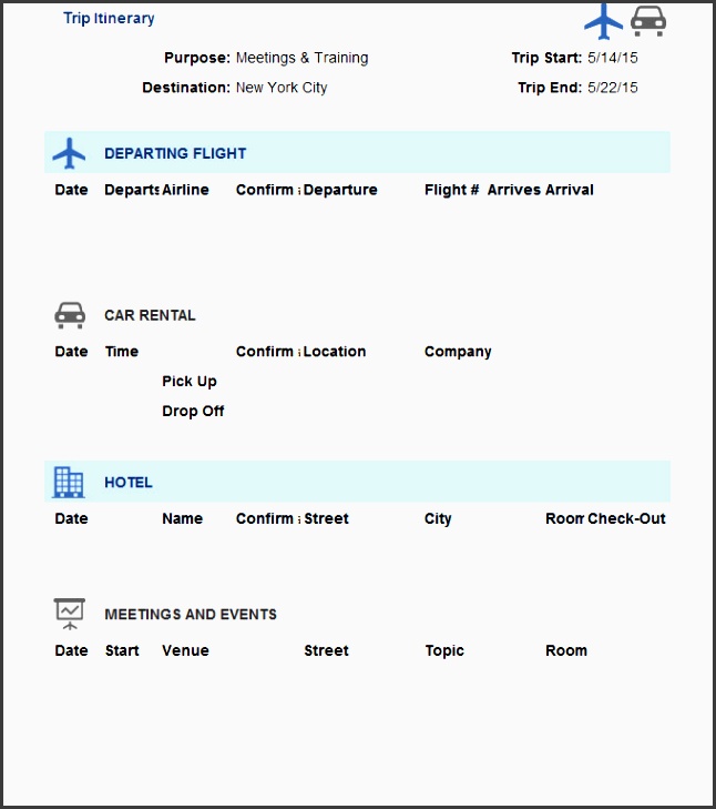 free business trip report template and step by step instructions on how to write professional business travel sample business report layout