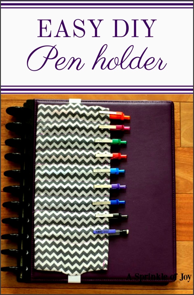 diy journal pen holder this is a quick and easy diy project to hold pen