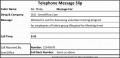 4+ Easy to Use Telephone Message Template