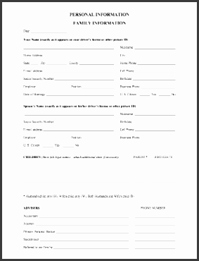 editable client profile sheet template fill print u0026