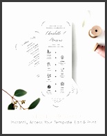wedding timeline program template order of events ceremony program 100 editable