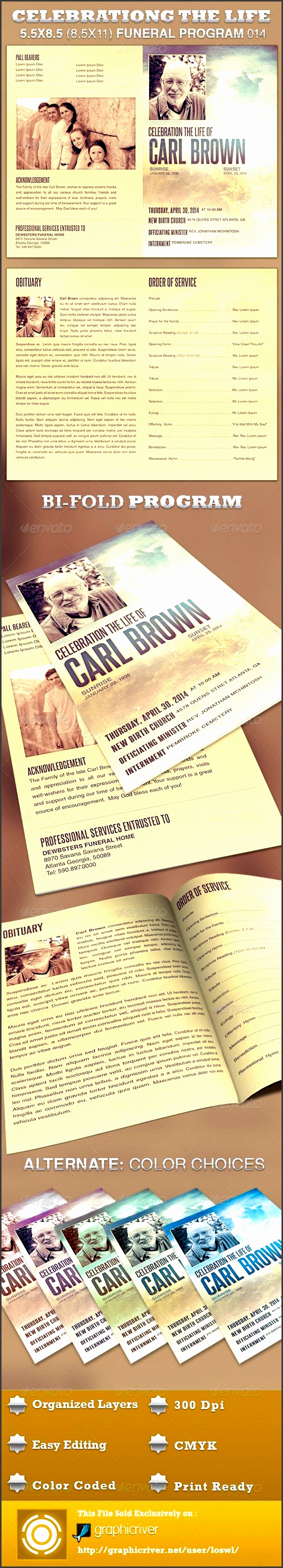celebrating the life funeral program template 014