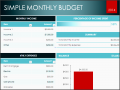 7 Editable Family Monthly Budget Planner