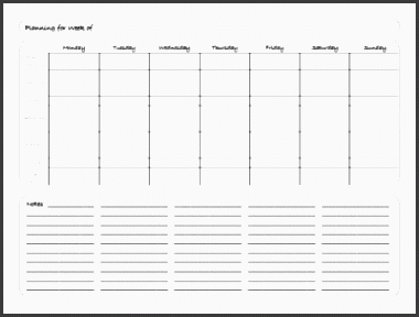 weekly planner template image 4