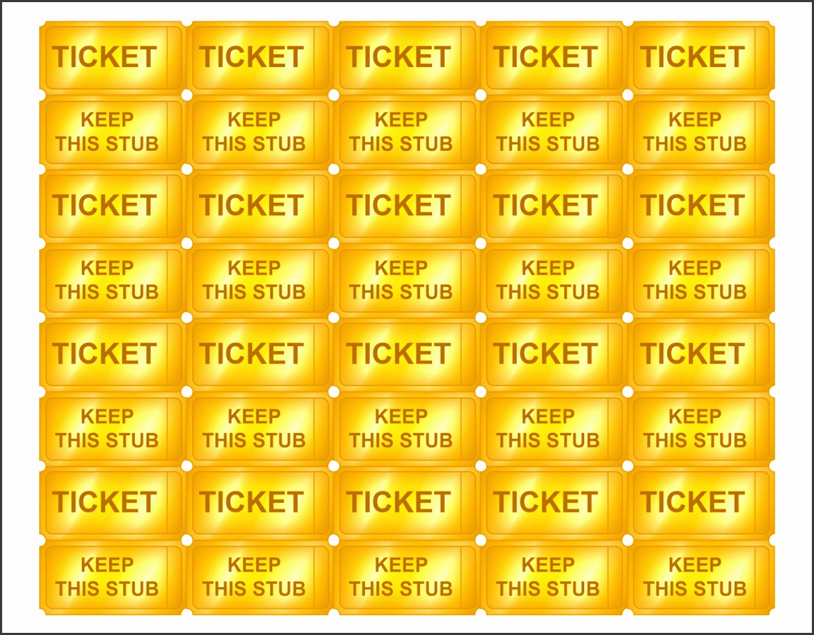 editable golden ticket template