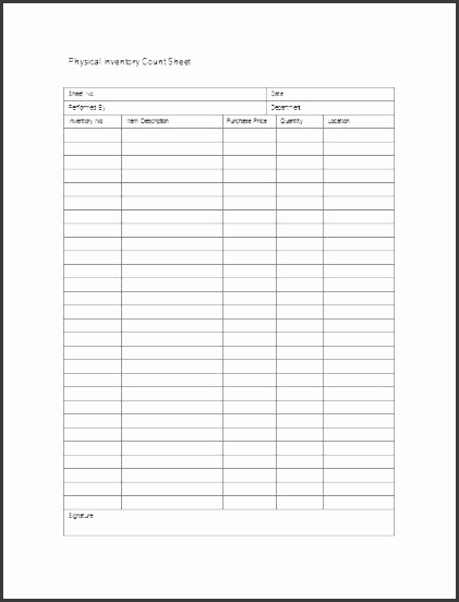 customizable printable sign up sheets templates inventory count sheet template free logs and inventory