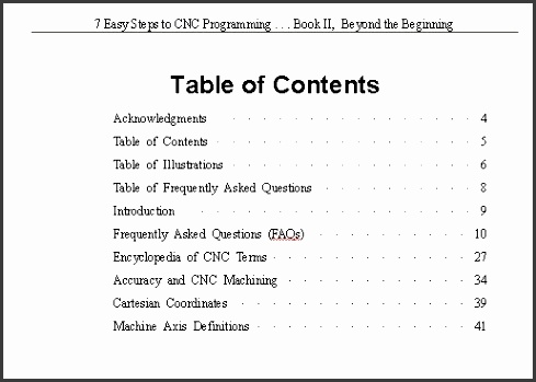 5 table of contents template formats examples in word excel nk2ih table of contents templates are added below