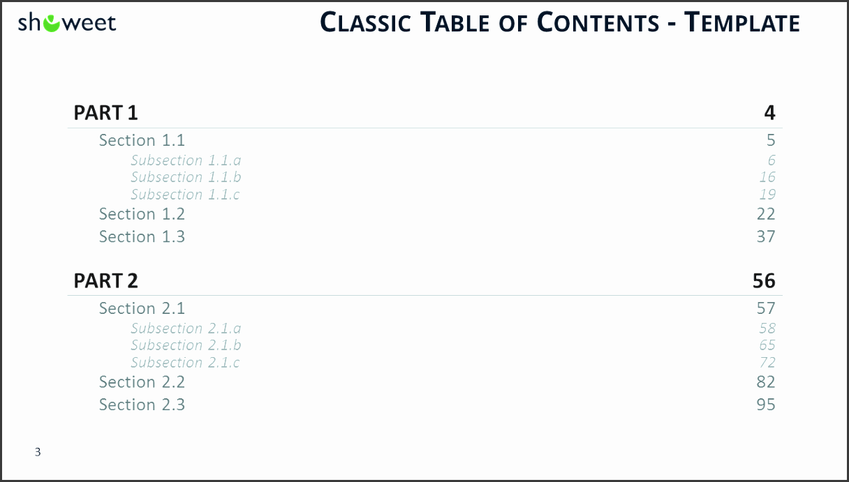 table of content templates for powerpoint and keynote uut3 free classic table of contents agenda template for powerpoint and keynote