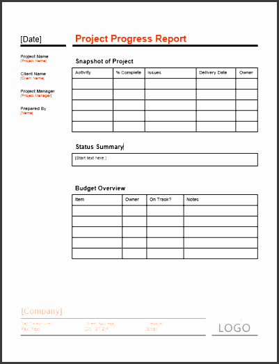 home Â business template Â creative blank progress report sample for school or business