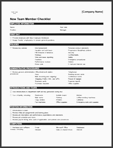 here is a training schedule template example that i created for new employee orientation checklist templates