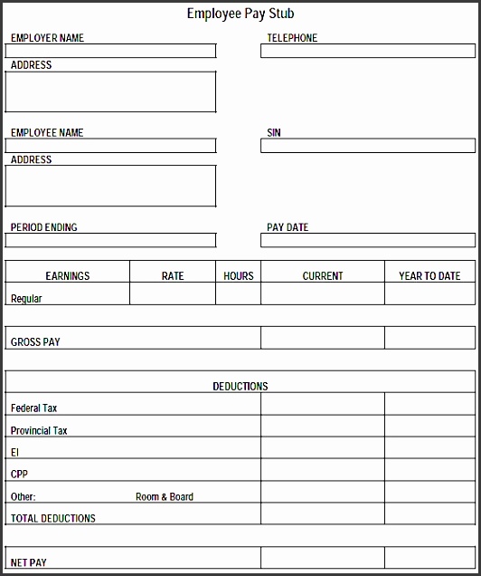 paycheck stub template snapshot paycheck stub template pay delightful with medium image