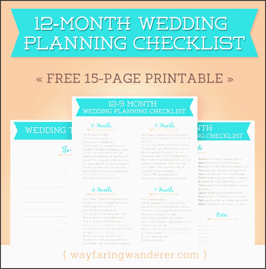 wedding planning checklist